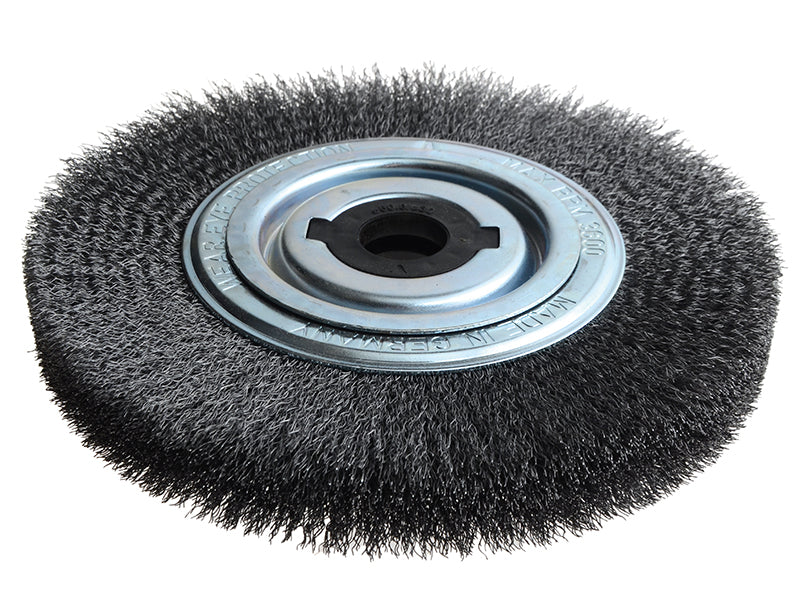 Lessmann 377.162 Wheel Brush D250mm x W30-35 x 100 Bore Set 4 +1 Steel Wire 0.30