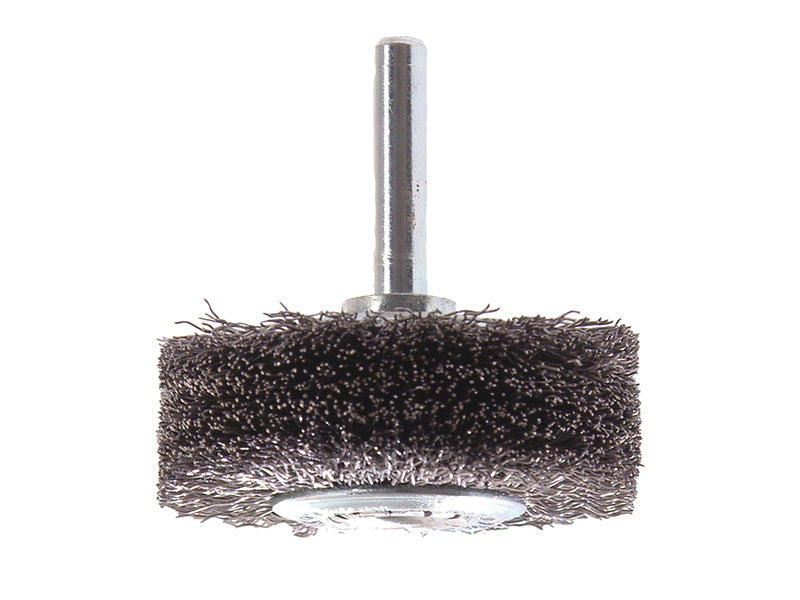 Lessmann 417.163 Wire Wheel Brush with Shank 70 x 13mm, 0.30 Steel Wire