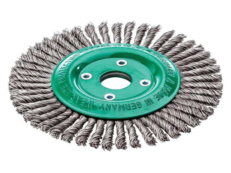Lessmann 473.801.40 Pipeline Brush 40 Knots 125 x 22.2mm Bore Stainless Steel Wire