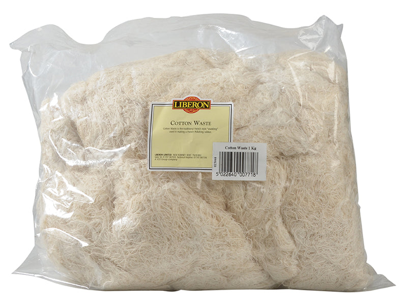 Liberon 015044 Cotton Waste 1kg