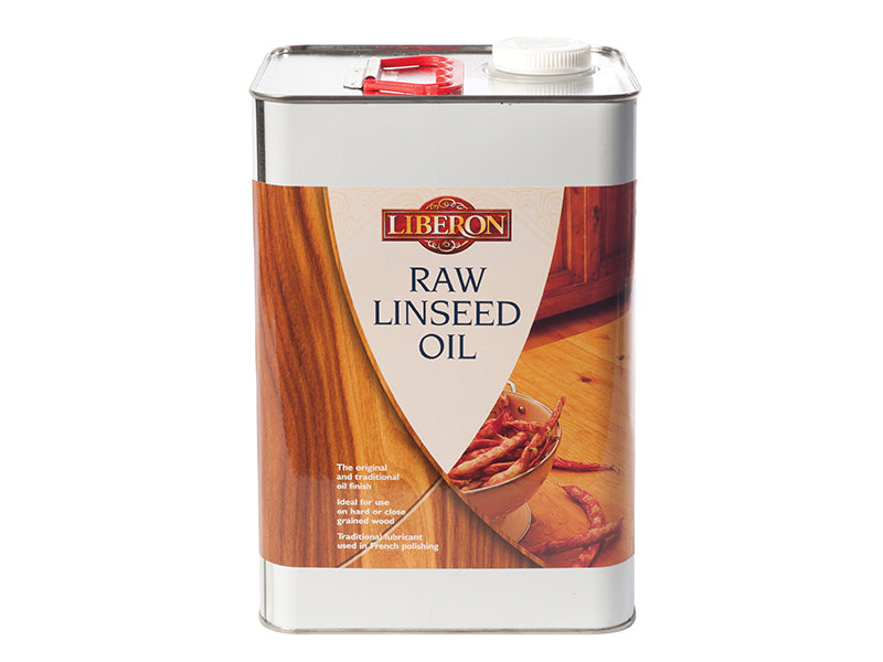 Liberon 014625 Raw Linseed Oil 5 litre