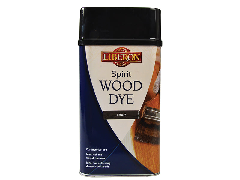 Liberon 014436 Spirit Wood Dye Ebony 1 litre
