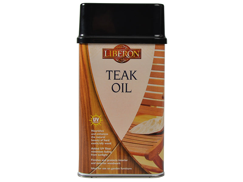 Liberon 014633 Teak Oil with UV Filters 500ml