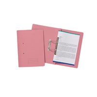 Spiral Files Foolscap Pink Pk50