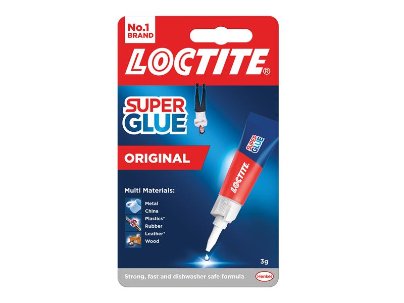 Loctite 2633195 Super Glue Liquid, Tube 3g