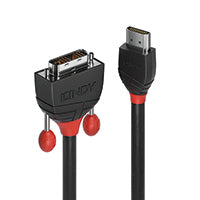 Lindy HDMI to DVI-D Cable 1m Blk