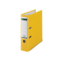 Leitz 180 Lach File 80mm A4 Ylw Pk10