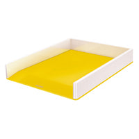 Leitz WOW Letter Tray White/Yellow