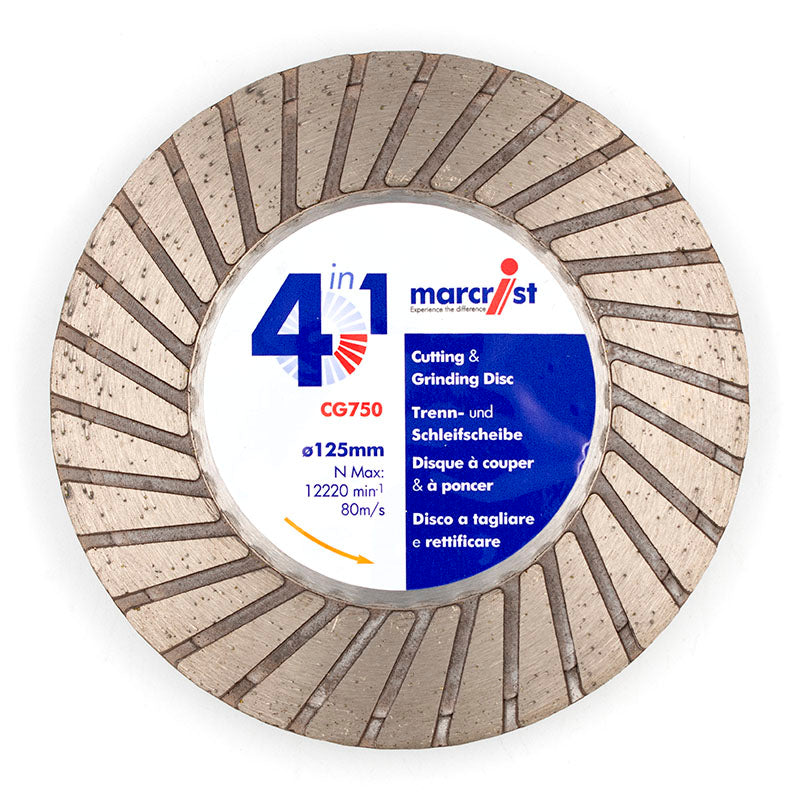 Marcrist 125mm CG750 Cutting & Grinding Blade 2350.0125.14
