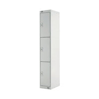 Three Compartment Locker 300 L/Grey