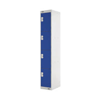 Four Compartment Locker 450 Blue