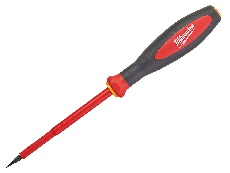 Milwaukee 4932464037 VDE Slotted Screwdriver 4.0 x 100mm