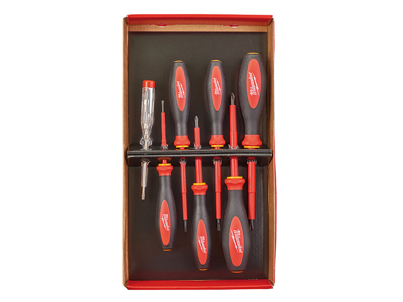 Milwaukee 4932464067 VDE Screwdriver Set, 7 Piece