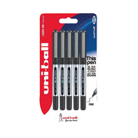 Uni-Ball UB 150 Eye Rbl Blk Pk5