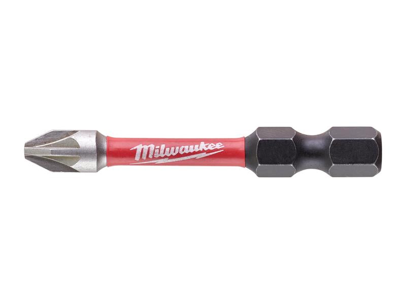 Milwaukee 4932472050 SHOCKWAVE™ Impact Duty Bits PZ2 x 50mm (Pack 10)