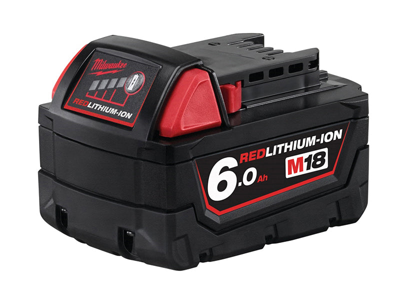Milwaukee 4932451244 M18 B6 REDLITHIUM-ION™ Slide Battery Pack 18V 6.0Ah Li-ion