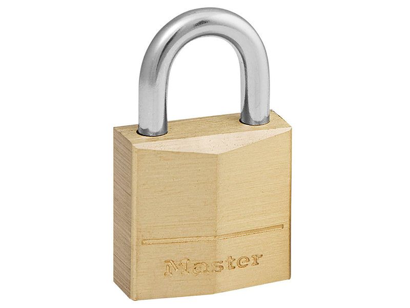MasterLock 120EURD Solid Brass 20mm Padlock 3-Pin