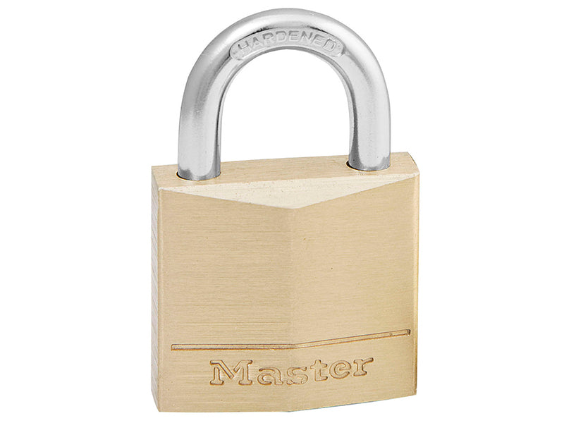 MasterLock 130EURD Solid Brass 30mm Padlock 4-Pin