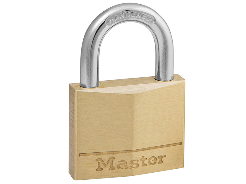 MasterLock 140EURD Solid Brass 40mm Padlock 4-Pin