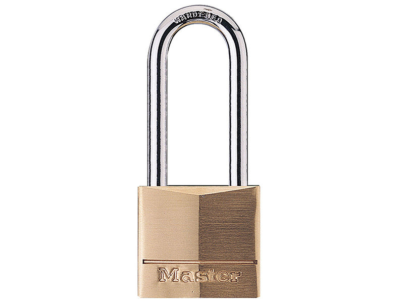 MasterLock 140EURDLH Solid Brass 40mm Padlock 4-Pin - 51mm Shackle
