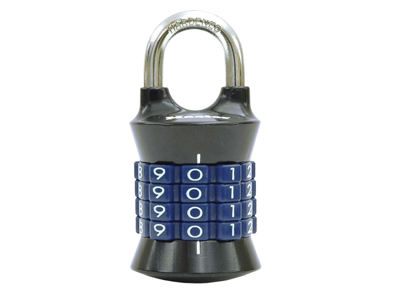 MasterLock 1535EURDGRY Tower 4-Digit 37mm Padlock Grey