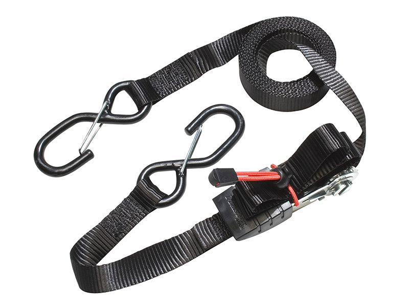 MasterLock 3056EURDAT Ratchet Tie-Down S-Hooks 4.25m 4 Piece