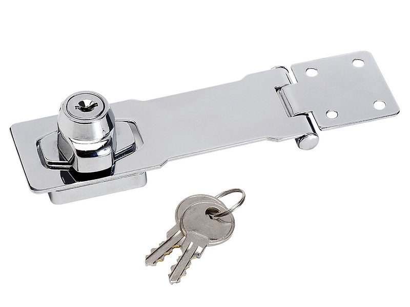 MasterLock 725EURD Chrome Plated Steel Locking Hasp 118mm
