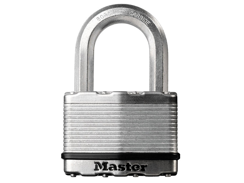 MasterLock M5EURD Excell� Laminated Steel 50mm Padlock 4-Pin - 25mm Shackle