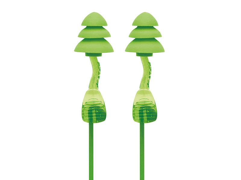 Moldex 6451 Corded Reusable Twisters� Trio Earplugs SNR 33 dB