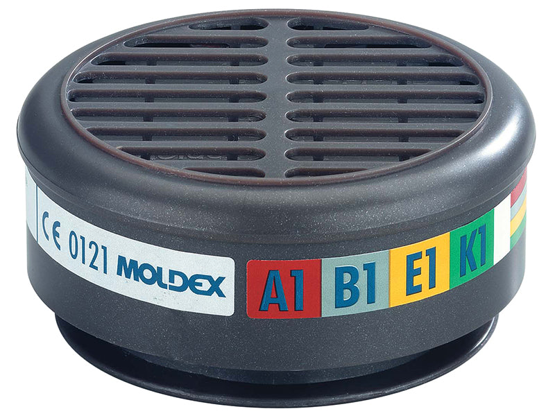 Moldex 890001 ABEK1 Gas Filter For 8000 Half Mask (Wrap of 2)