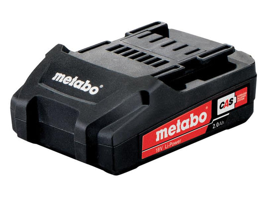 Metabo 625596000 Slide Battery Pack 18V 2.0Ah Li-ion