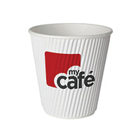 Mycafe 12Oz Ripple Wall HotCup Pk500