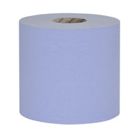Raphael 1Ply Roll Towel Blue Pk6