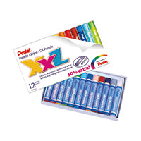 Pentel Oil Pastels Lrg Asst Col P12