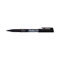 Pentel Nms50 Marker 0.8 Black Pk12