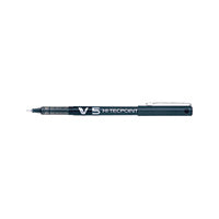 Pilot V5 Liquid Ink Rball Fne Bk P20