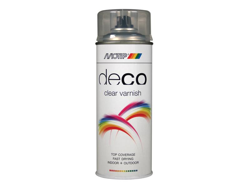 PlastiKote 01603 Deco Spray Clear Lacquer High Gloss 400ml