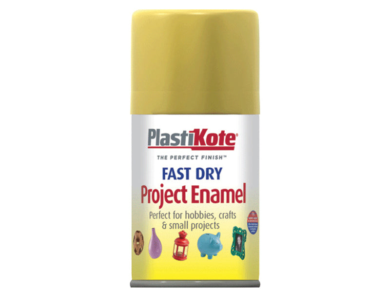 PlastiKote 440.0001100.046 Fast Dry Enamel Aerosol Gold Leaf 100ml
