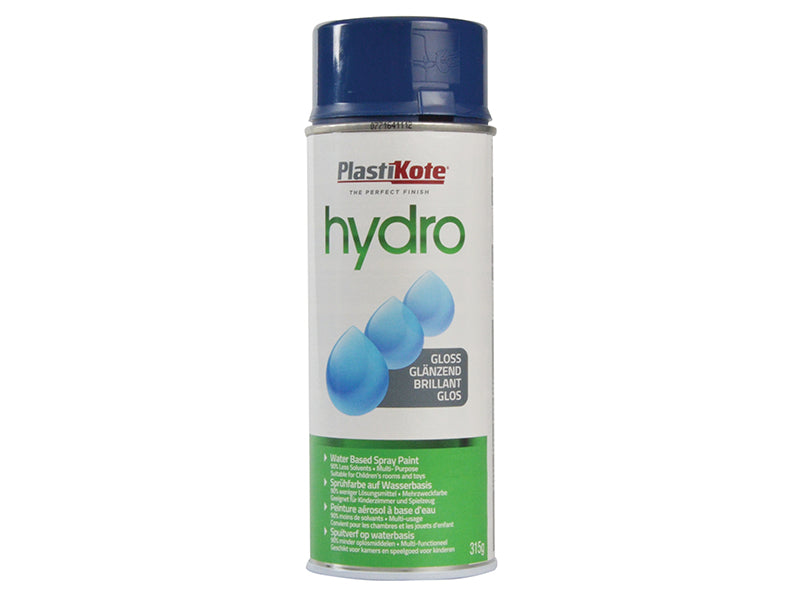 PlastiKote 440.0111010.076 Hydro Spray Paint Dark Blue Gloss 350ml