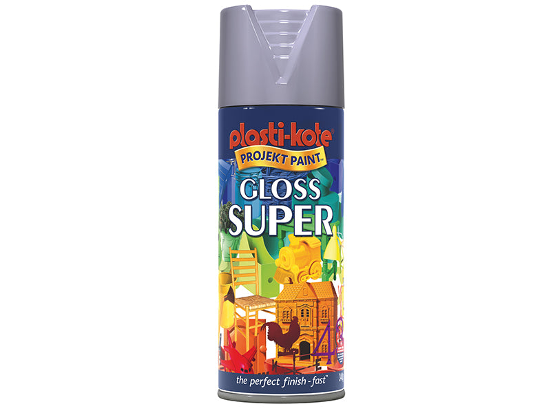 PlastiKote 440.0011149.076 Gloss Super Spray Aluminium 400ml