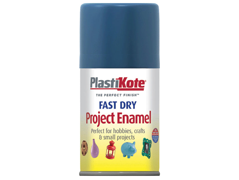 PlastiKote 440.0001240.046 Fast Dry Enamel Aerosol Harbour Blue 100ml