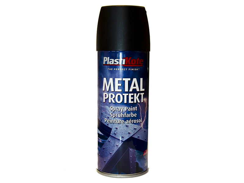 PlastiKote 440.0001284.076 Metal Protekt Spray Matt Black 400ml