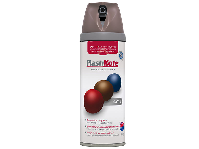 PlastiKote 440.0022120.076 Twist & Spray Satin Cappuccino 400ml