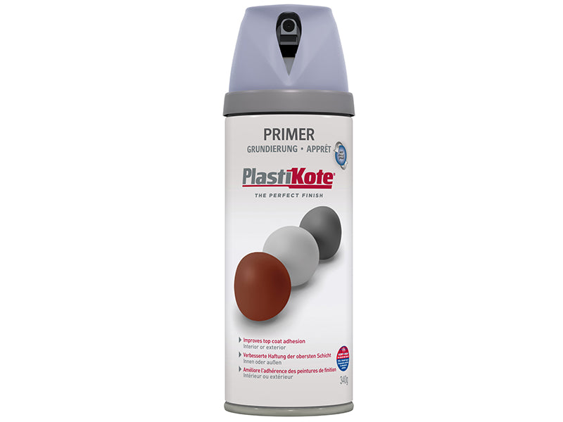 PlastiKote 440.0025003.076 Twist & Spray Primer Grey 400ml