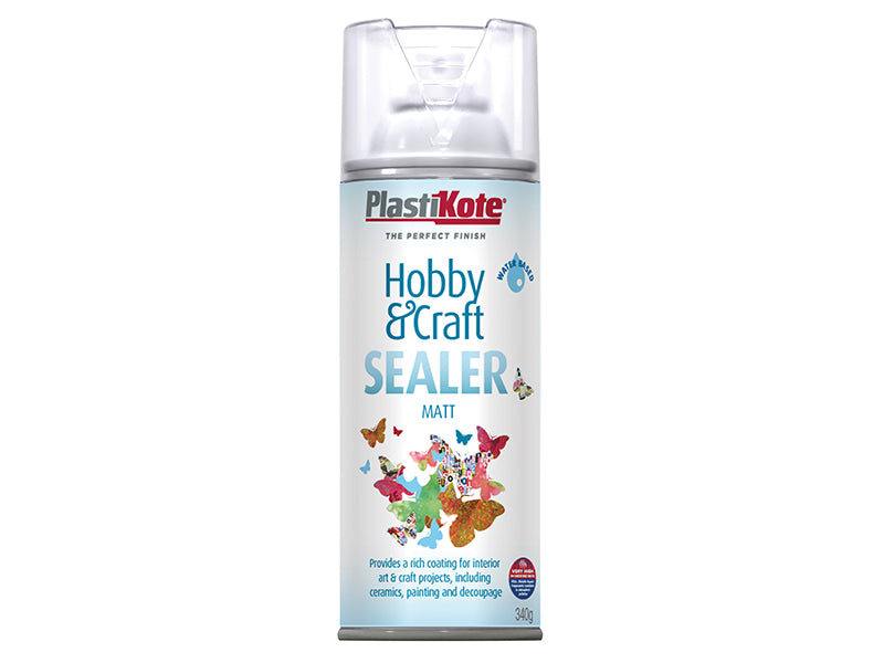 PlastiKote 440.0414003.076 Hobby & Craft Sealer Spray Clear Matt 400ml