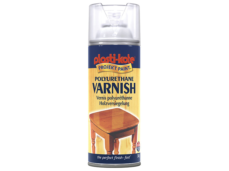 PlastiKote 440.0000591.076 Varnish Spray Clear Gloss 400ml