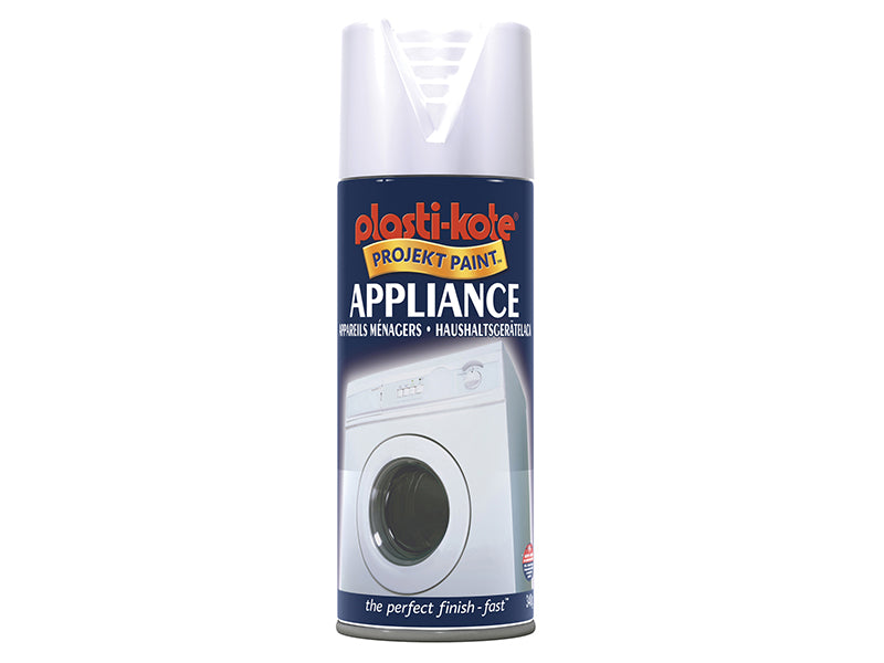 PlastiKote 440.0000649.076 Twist & Spray Appliance Enamel Gloss White 400ml