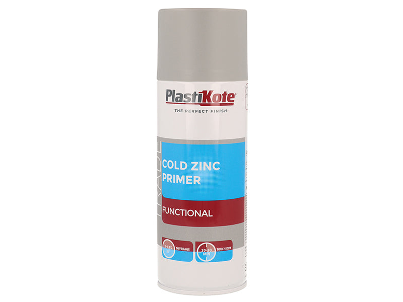 PlastiKote 440.0071025.076 Trade Cold Zinc Spray Primer 400ml