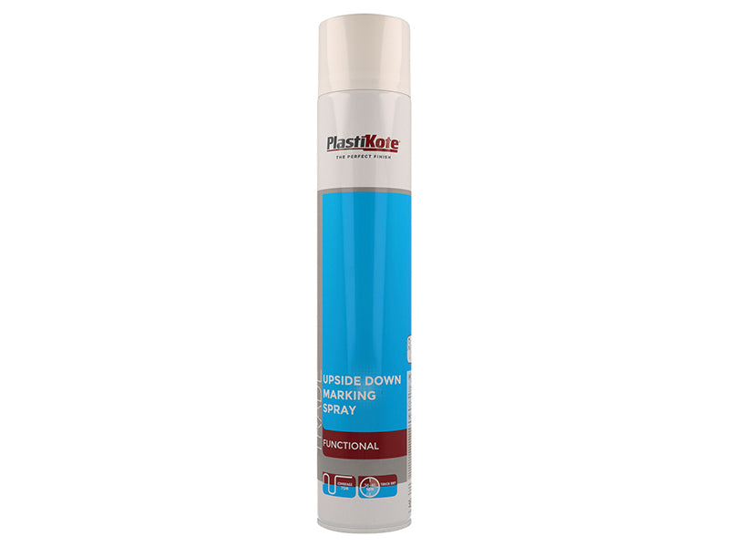 PlastiKote 440.0071031.074 Trade Upside Down Marking Spray Paint White 750ml