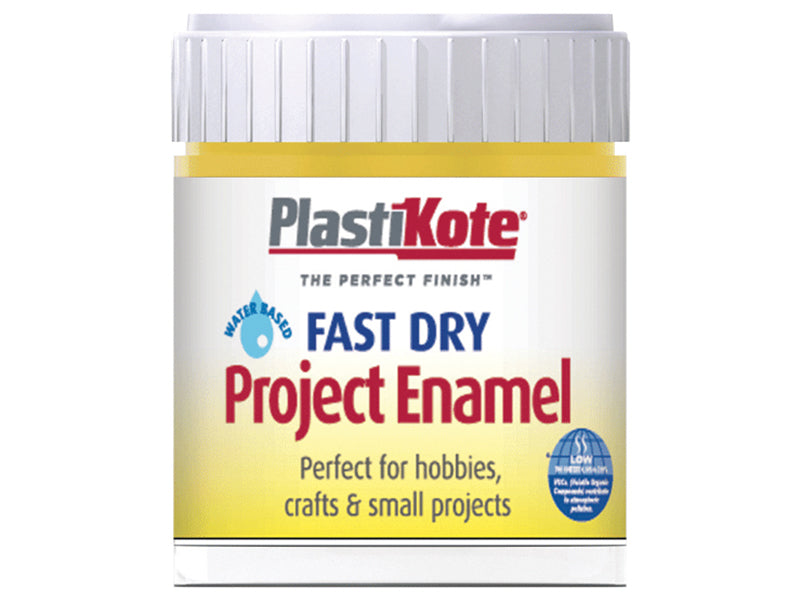 PlastiKote 440.0000012.067 Fast Dry Enamel Paint B12 Bottle Buttercup Yellow 59ml